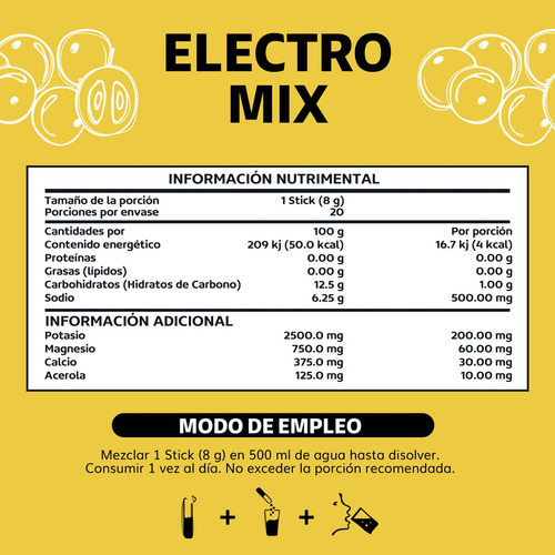 Electrolitos Sin Azúcar En Polvo Beyond Vitamins | Hidratación Baja En Calorías, Apto Dieta Keto | 20 Sticks, Camu Camu Efervescente