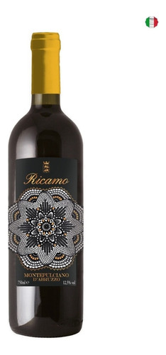 Vinho Italiano Ricamo Montelpuciano D'abruzzo 750ml