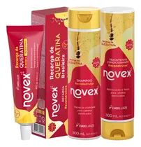 Comprar Novex Recarga de Queratina Kit Shampoo Trat Condiconador Recarga De Queratina Novex