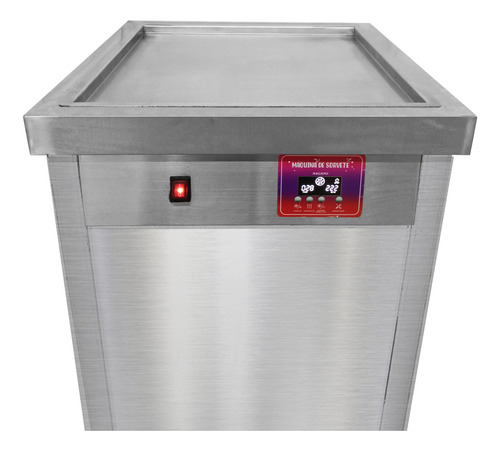 Máquina De Sorvete De Chapa 1300w Ice Cream Roll - Nmsc2