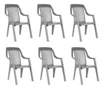 Comprar Silla Royal Con Apoya Brazos Ultra Resistente Aire Libre X6 Color Blanco