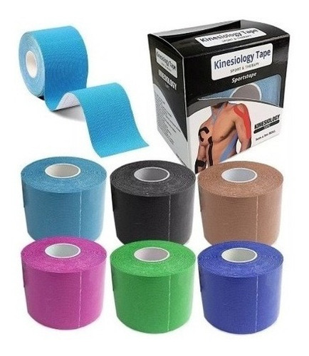 Tape Kinesiológico Marron 5cmx5m Neuromuscular - Soloferta