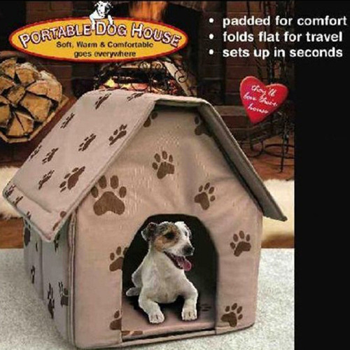 Casa Plegable For Perros En Forma De H, Cama For Mascotas