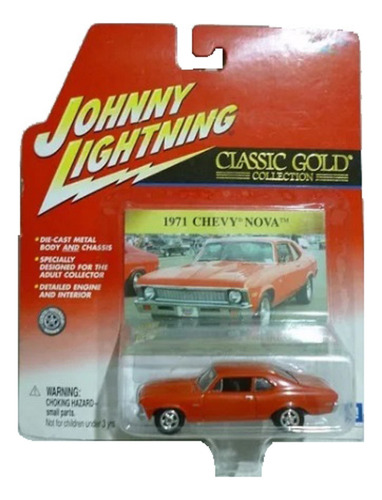 Johnny Lightning 1971 Chevy Nova Ruedas De Goma Solo Envios