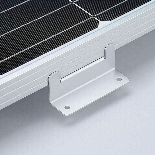 Q 4x Suporte De Montagem De Painel Solar Em Liga De Alumínio