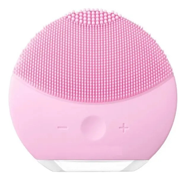 Esponja Elétrica Massagem E Limpeza Facial Escova Recarregav Cor Rosa Clara