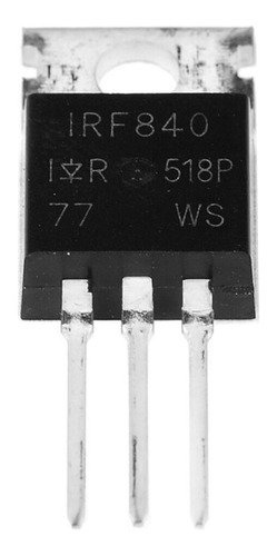 Imagen 1 de 2 de Transistores Irf840 Canal N 125w To-220 Irf 840 Nuevos