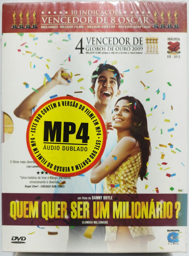 Dvd Quem Quer Ser Um Milionário ? Edição Especial Lacrado