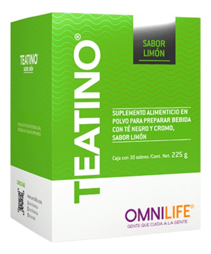 Teatino, Té Negro En Polvo Limón Omnilife 200g