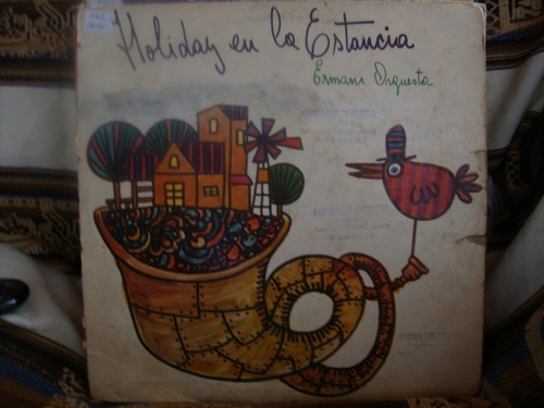 Vinilo Ermani Orquesta Hollyday En La Estancia O2