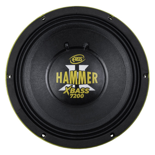 Eros Hammer Xbass 7200 Alto Falante 12 Pol. 3600w Rms Hammer Cor 4 OHMS