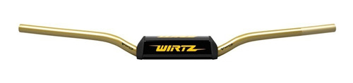 Manubrio Wr5 Fatbar 28,6mm Alto Enduro Cross Dorado Wirtz