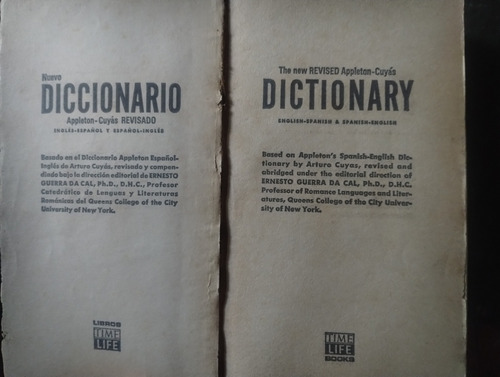 The New Revised Appleton Cuyás Dictionary Esp/ing-ingl/esp (Usado)