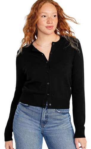 Chaleco Mujer Old Navy Casual Negro