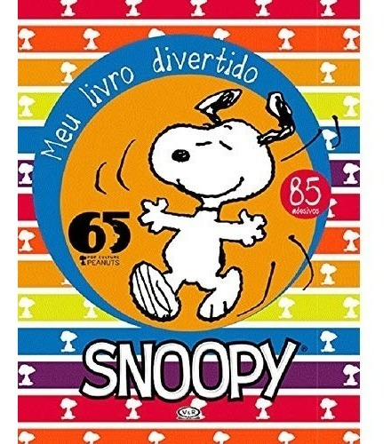 Livro Snoopy - Meu Livro Divertido - 85 Adesivos
