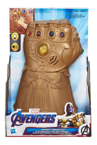 Thanos Guante Electronico Puño Avengers Marvel E1799 Hasbro