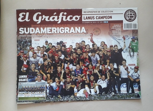 Reviposter El Grafico Lanus Campeon N° 339 Diciembre 2013