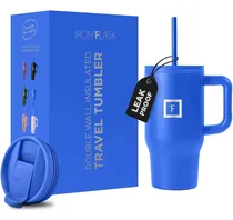 Comprar Taza Insulada Iron °flask Co-pilot 16 Oz Con Tapa Y Popote