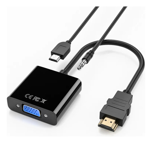 Cable Convertidor Adaptador Hdmi A Vga Full Hd Nuevo