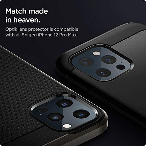 Imagen 7 de 9 de Protector Lente Camara Spigen Para iPhone 12 Pro Max X2 Graf