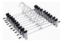 Comprar 30 pzs de perchas con pinzas organizadoras aptas para ropa y faldas，Cajón para pantalones y pinzas para ropa sin manchas, fuertes, para uso doméstico