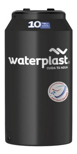 Tanque De Agua Ultra Delgado Waterplast Bicapa 500l 136x72cm Color Negro