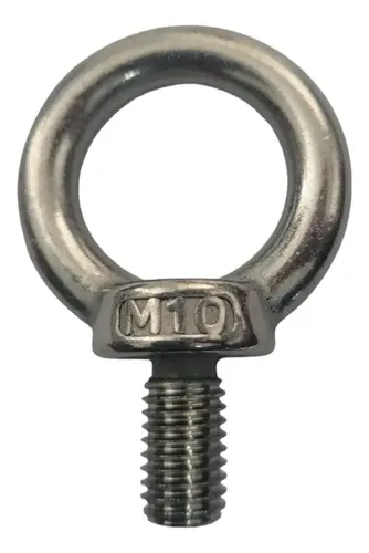 Pernos De Ojo M10x40 Mm De Acero Inoxidable 304 | Pack De 2 Con Tuercas Y Arandelas, Para Colgar Y Elevación