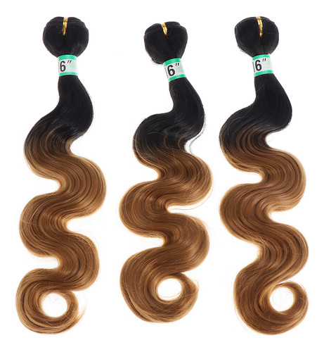 Extensiones De Cabello Sintético Body Wave T1/30 De 16 Pulga