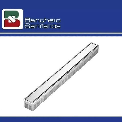 Imagen 2 de 6 de Desagüe Lineal Awaduct Marco + Rejilla Acero Inox. Lisa