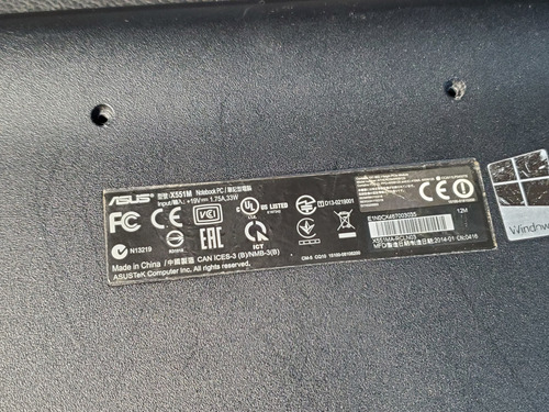 Laptop Asus X551m Negro (Usado)