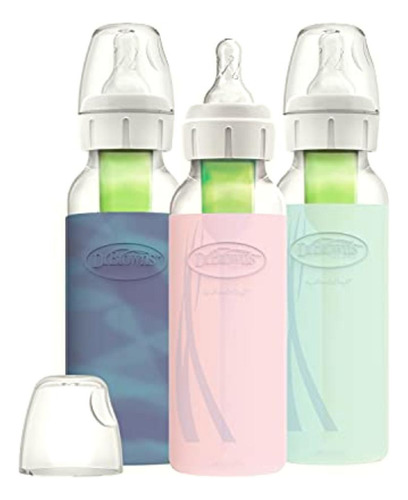 Dr. Brown's Options+ Narrow Bottle, Glass Baby Bottle With