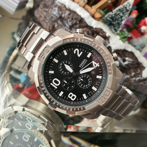New Fossil Bronson Original Reloj Caballero Cronometraje