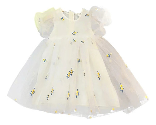 Vestido De Princesa Para Bebés Y Niñas  Vestido Con Flores