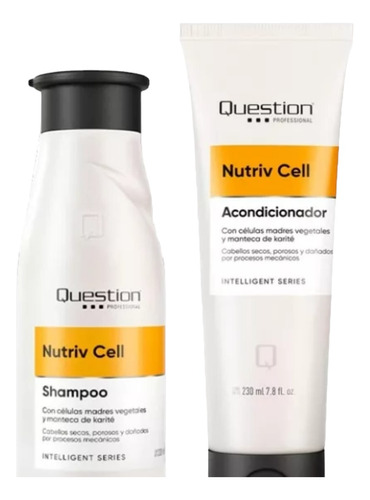Shampoo + Acondicionador Question Nutriv Cell Cabello Seco 