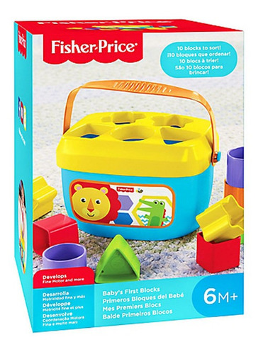 Fisher Price Primeros Bloques Bebé Fgp10 Niños Aprendizaje