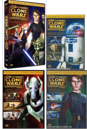 The Clone Wars Temporada 1 Dvd Nuevo