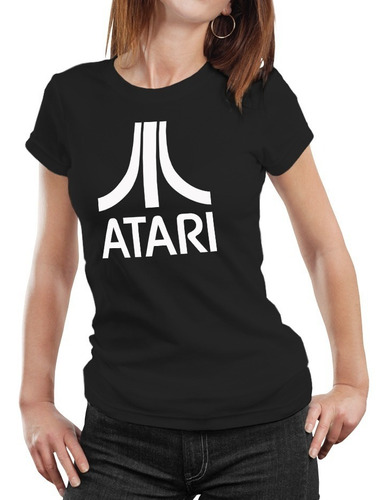 Polera Mujer Atari Gamer 100% Algodón Orgánico Premium Gme1