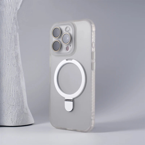 Funda De Teléfono Translúcida Para iPhone Magsafe Stand