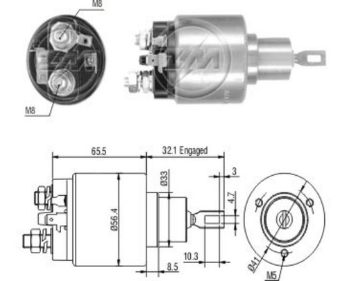 Solenoide Ford Escort 1.8 Bosch