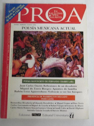 Revista Proa - Poesía Mexicana Actual  - Año 2004