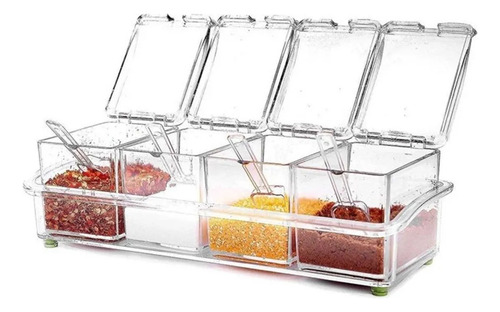 Dp Porta Condimentos Organizador Acrílico Para Especias