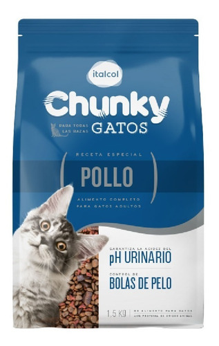 Chunky Gatos Pollo 1.5 Kg