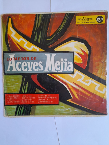 Vinilo Miguel Aceves Mejia - Lo Mejor Edición 1982 + Paño