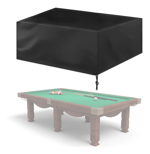 Imagen 1 de 7 de Cubierta De Mesa De Billar Resistente Al Agua De 7 Pies Pleg