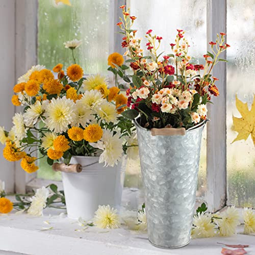 Baldes Metlicos Para Flores 6 Piezas