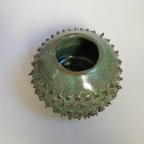 Florero Con Pinches - Artesanal Azahar Cerámica