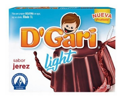D-gari · Polvo Para Gelatina Light Sabor Jerez