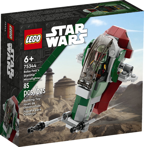 Lego Star Wars Microfighter Nave Estelar Boba Fett Set 75344