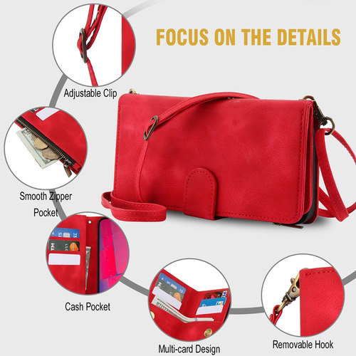 Funda Multifuncional Para Samsung Serie S20/s21/s22: Imán Automático, Bloqueo Rfid, Correa Para El Hombro, Soporte
