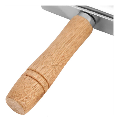 Rodillo De Cuero Hecho A Mano Con Mango De Madera Laminado D